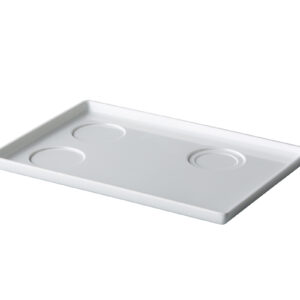 Koffietray met 3 uitsparingen 24,7 x 16,9 cm