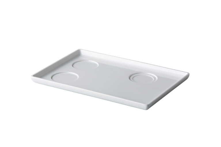 Koffietray met 3 uitsparingen 24,7 x 16,9 cm