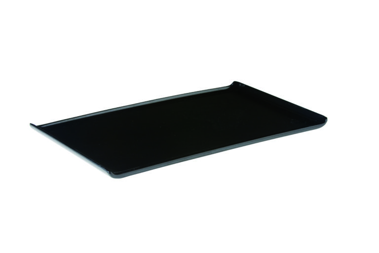GN 1/1 plateau zonder rand zwart 53 x 32,2 x 2,7cm