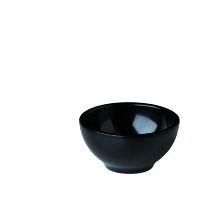 Rond bakje zwart 8,9 x 4,5 cm