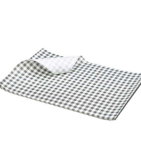 Vetvrij zwart geblokt 25x20cm 1000st Alt:GPP2520WZ