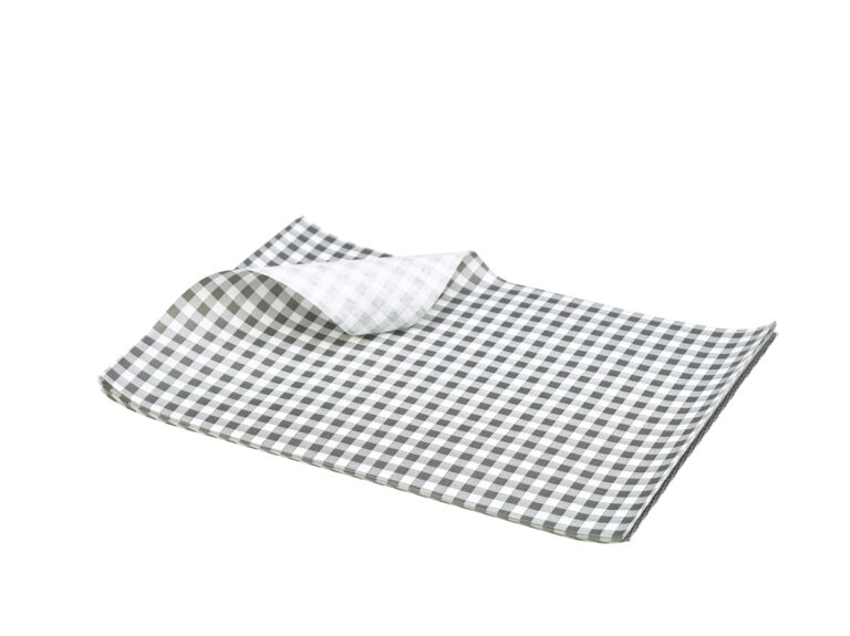 Vetvrij zwart geblokt 25x20cm 1000st Alt:GPP2520WZ