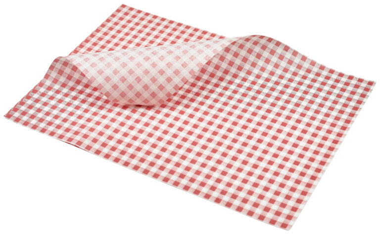 Vetvrij papier rood geblokt 35 x 25 cm 1000st