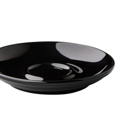 Barista espresso schotel zwart 12cm