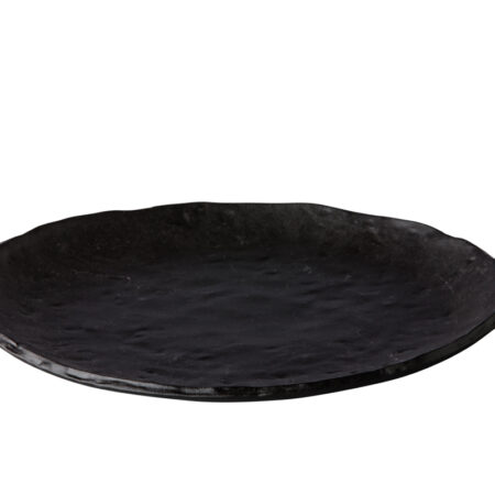 Bord Oyster zwart 27cm