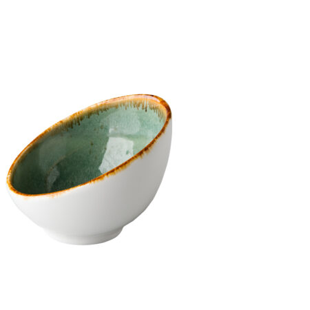 Schuine kom reactive blue 12 cm