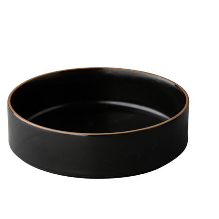 Bord hoog Japan zwart 20 cm