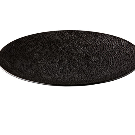 Coupe bord Honeycomb Black 21 cm