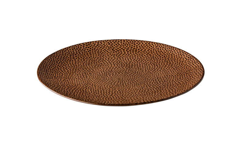 Coupe bord Leopard 21 cm