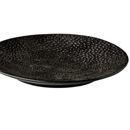 Coupe bord Honeycomb zwart 16 cm