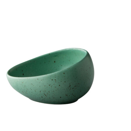 Tinto kom schuin S mat groen 8,9 cm