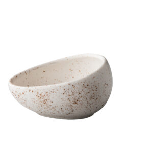 Tinto kom schuin S mat white 8,9 cm