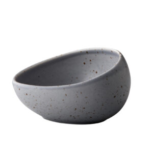 Tinto kom schuin M mat grijs 10 cm