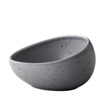 Tinto kom schuin M mat grijs 10 cm