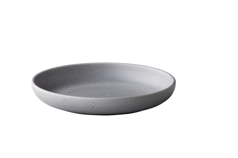 Tinto diep rond bord mat grijs 26,5 cm