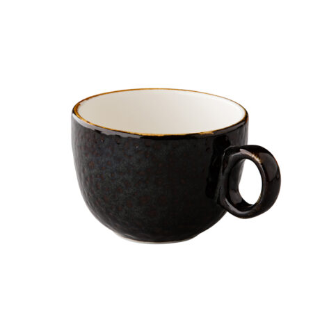 Jersey latte koffiekop stapelbaar bruin 350 ml