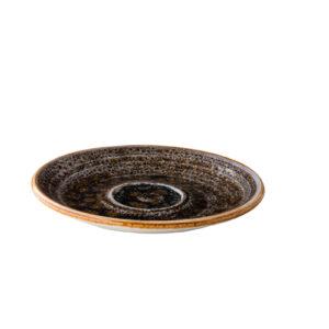 Jersey espressoschotel bruin 13 cm
