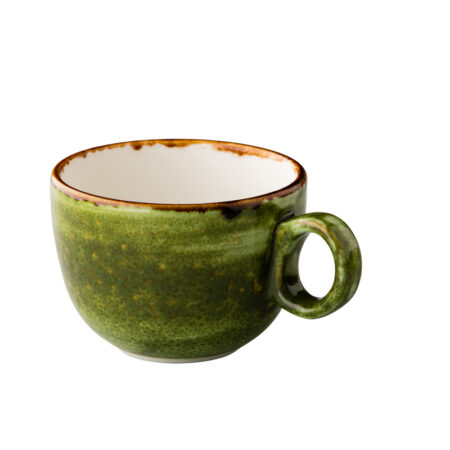 Jersey latte koffiekop stapelbaar groen 350 ml