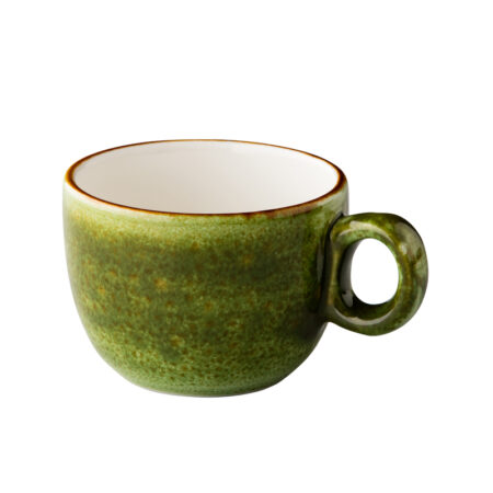 Jersey koffiekop stapelbaar groen 160 ml