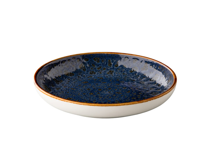 Jersey diep rond bord blauw 26,5 cm