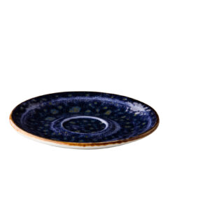 Jersey espressoschotel blauw 13 cm