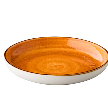 Jersey diep rond bord oranje 26,5 cm