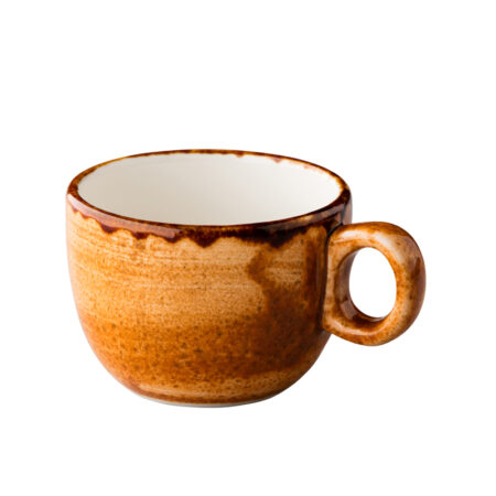 Jersey koffiekop stapelbaar oranje 160 ml