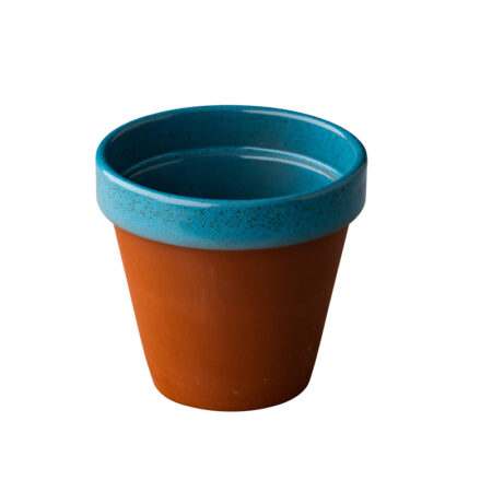 Stoneheart pot 10 x 9 cm blauw 310ml