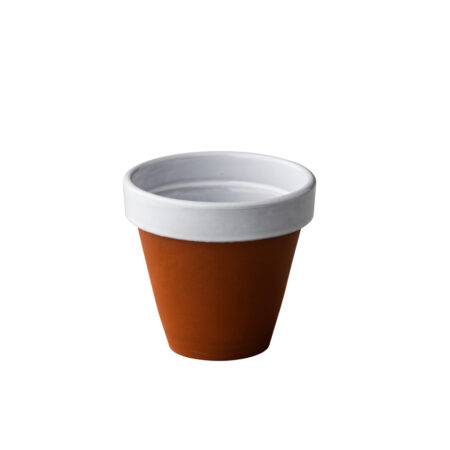 Stoneheart pot 8,5 x 7,5 cm wit 150ml