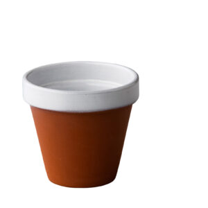 Stoneheart pot 11,5 x 10 cm wit 560ml