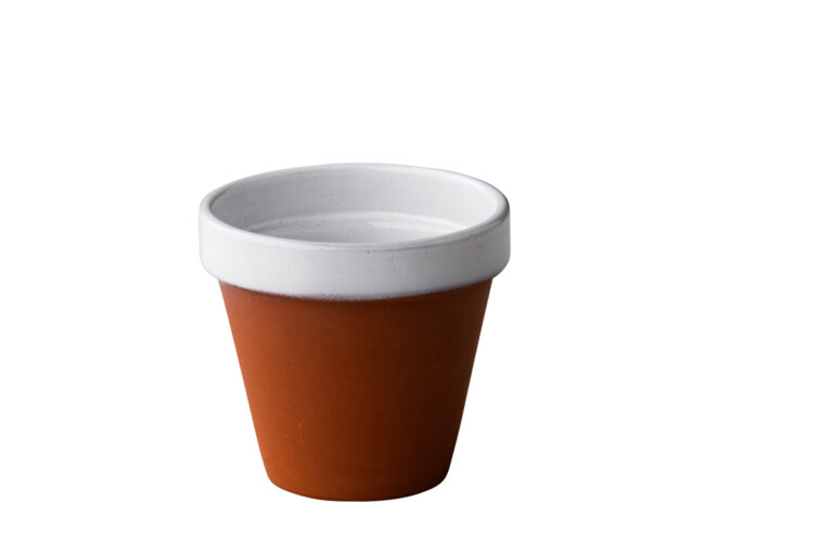 Stoneheart pot 11,5 x 10 cm wit 560ml