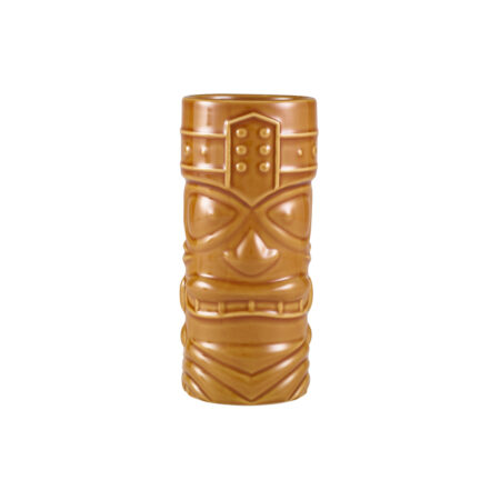 Tiki beker bruin 400 ml