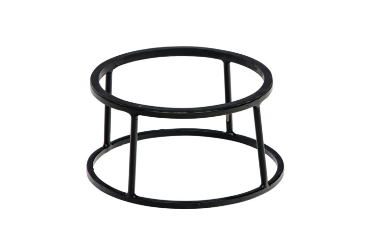 Zwarte buffetverhoger Ø22/24 x12 cm