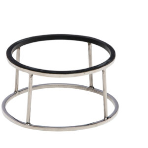 RVS buffetverhoger Ø22/24 x12 cm
