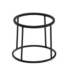 Zwarte buffetverhoger Ø22/24 x20 cm