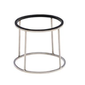 RVS buffetverhoger Ø22/24 x20 cm