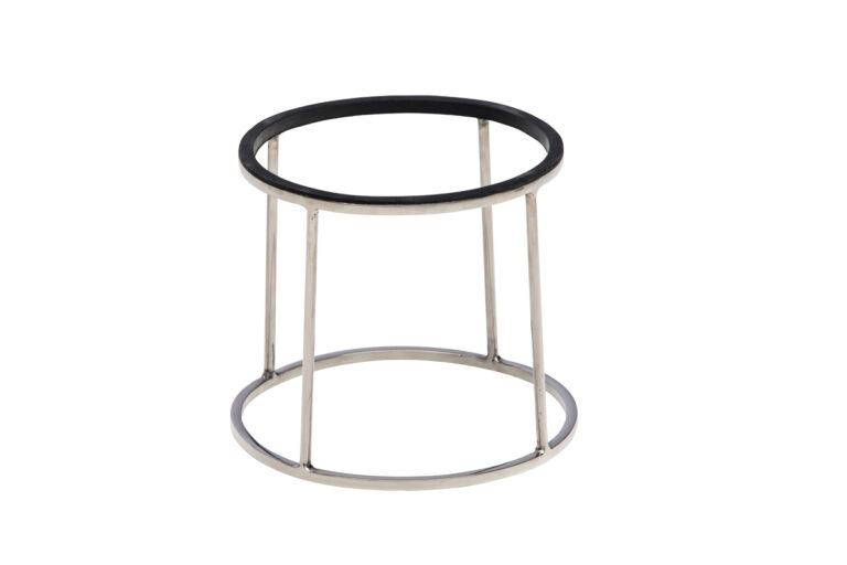 RVS buffetverhoger Ø22/24 x20 cm