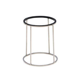 RVS buffetverhoger Ø22/24 x28 cm