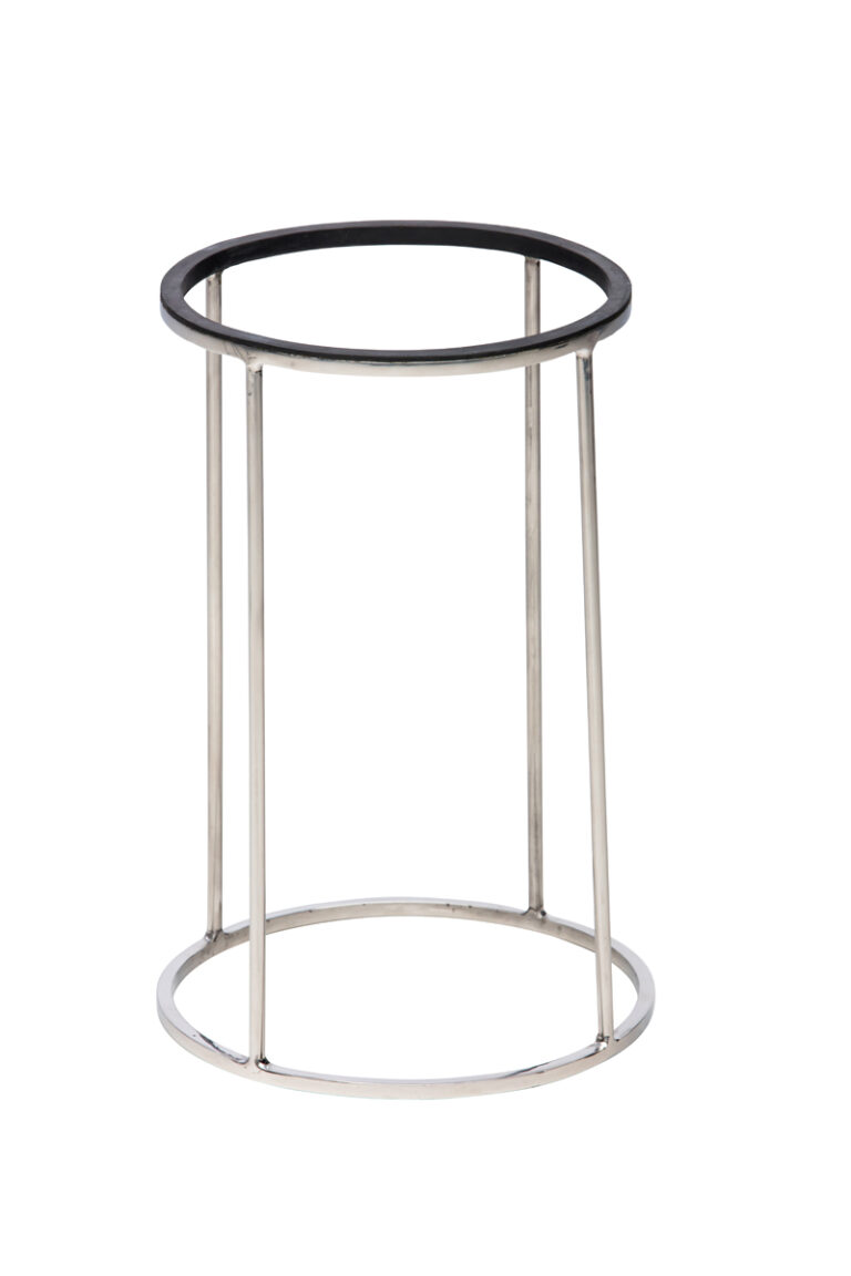 RVS buffetverhoger Ø22/24 x36 cm