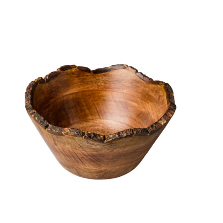 Houten kom nature Ø23x11 cm