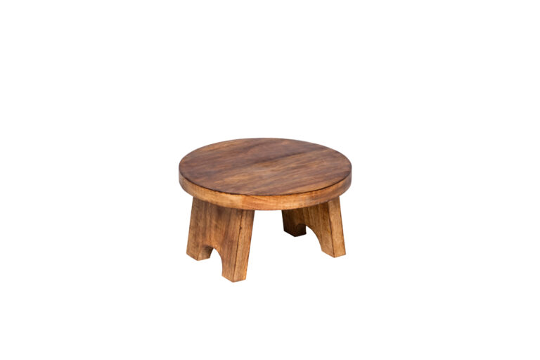 Houten buffetverhoger Ø25x15 cm