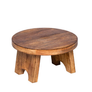 Houten buffetverhoger Ø30x17 cm