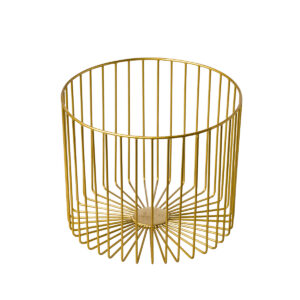 Stalen presentatiemand goud 28x23x28 cm