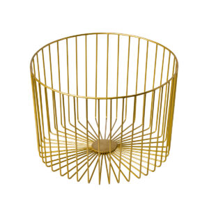 Stalen presentatiemand goud 33x23x33 cm