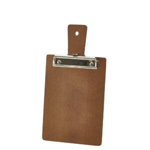 Houten menu/rekening klembord bruin A5