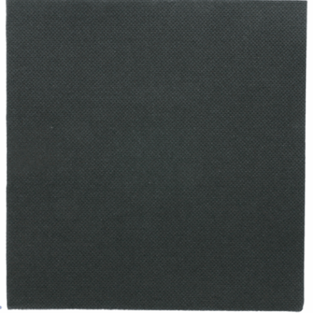 ecolabel napkins 'double point' 18 gsm 33x33 cm black tissue