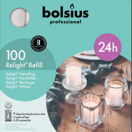 relight navullingen doos 100 transparant