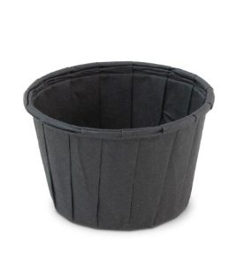 papieren sauscup zwart 40 ml 2400st (souffle cup)