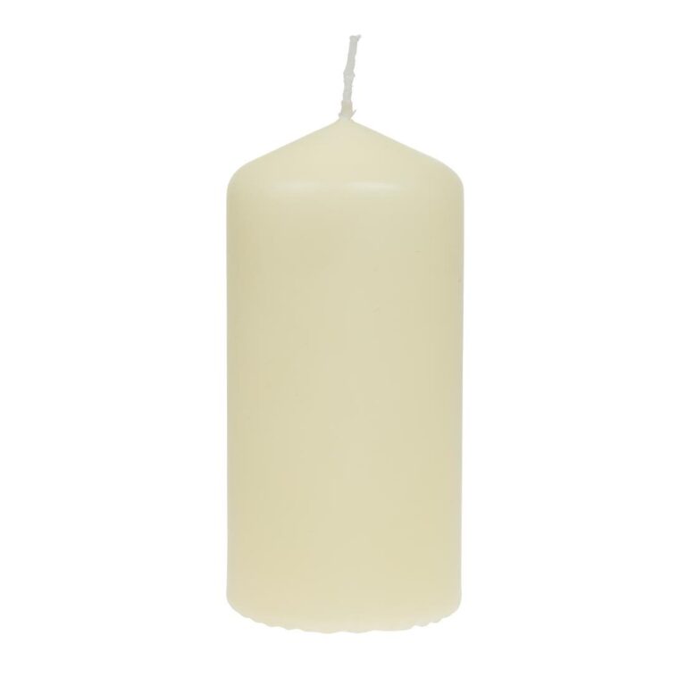 Bolsius stompkaarsen ivoor 120(H)mm (12 stuks)