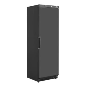 Nisbets essentialsupright vriezer zwart - 365ltr